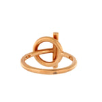 خاتم Hermès Echappée من الذهب الوردي عيار 18 قيراط والألماس صغير - Image 3