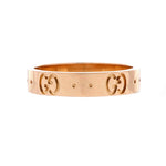 Gucci Icon Band Ring 18K Rose Gold 4mm - Image 3