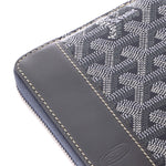 Goyard Matignon Zip Wallet Coated Canvas with Leather - Image 4