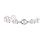 Hermès Chaîne d'Ancre Enchaînée Cuff Bracelet Sterling Silver Medium - Image 2