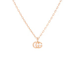 Gucci GG Running Necklace 18K Rose Gold - Image 1