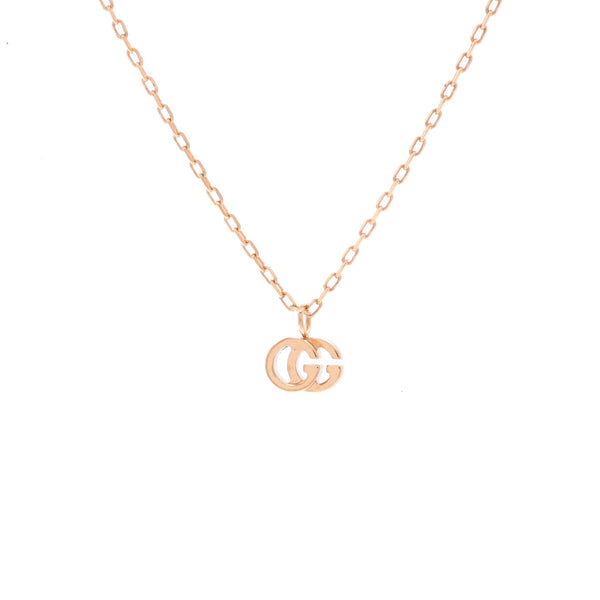 Gucci GG Running Necklace 18K Rose Gold