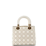 Christian Dior Supple Lady Dior Bag Cannage Studded Lambskin Medium - Image 2