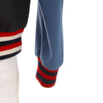 Gucci Men's Varsity Jacket Leather with Patchwork - Image 3
