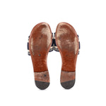 Christian Dior Women's Dway Flat Sandals Embroidered Canvas - Image 3