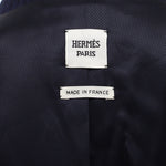 Hermès Women's Colorblock Bomber Jacket Leather with Cashmere Blend - Image 4