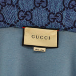 Gucci Women's Pleated Hooded Zip Coat GG Polyester and Cotton Blend - Image 3
