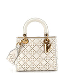 Christian Dior Supple Lady Dior Bag Cannage Studded Lambskin Medium - Image 3