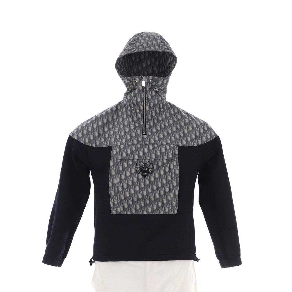 Christian Dior Men's Dior x Shawn Stussy Oblique Bee Anorak Windbreaker Polyester and Cotton