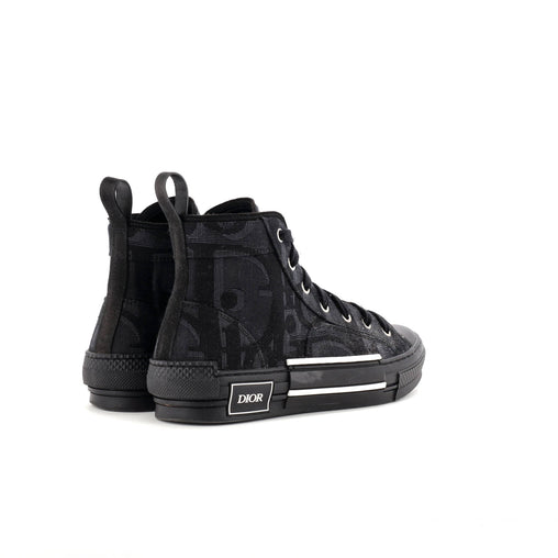 Christian Dior Men's B23 High Top Sneakers Maxi Oblique Canvas