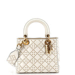 Christian Dior Supple Lady Dior Bag Cannage Studded Lambskin Medium - Image 6