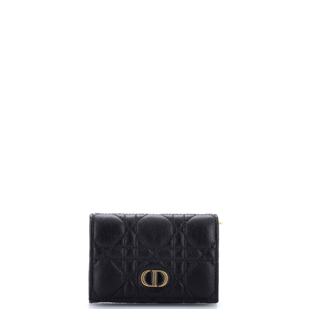 Christian Dior Caro Wallet Cannage Calfskin XS