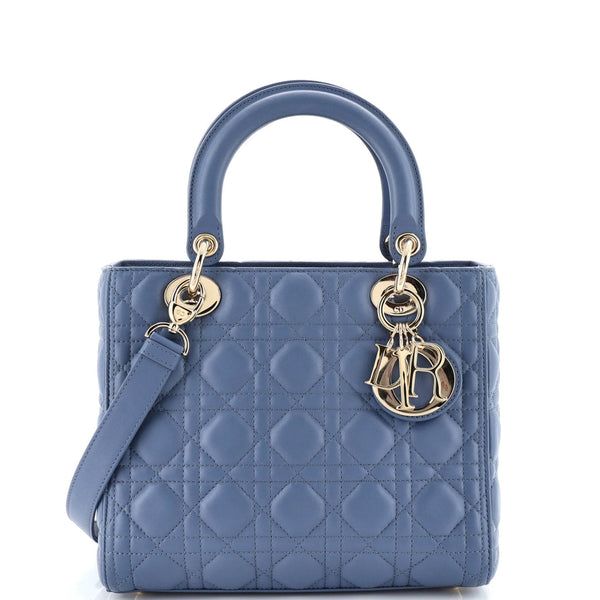 Christian Dior Lady Dior Bag Cannage Quilt Lambskin Medium