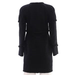 Chanel Women's Collarless Zip-Up Long Coat Tweed - Image 2