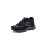 Chanel Women's CC Low Top Sneakers Suede with Leather and Nylon - Image 1