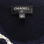 Chanel Women's CC Logo Crewneck Sweater Cashmere Blend - Image 4