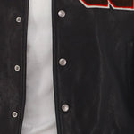 Gucci Men's Varsity Jacket Leather with Patchwork - Image 4