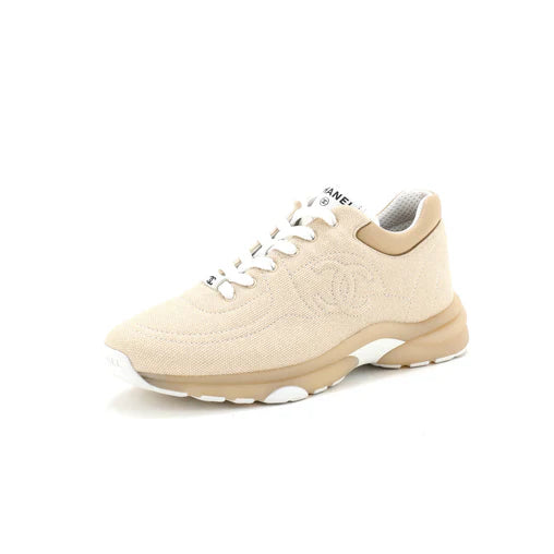 Chanel Women's CC Low Top Sneakers Fabric
